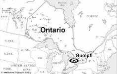 [map - Guelph - Ontario, Canada]