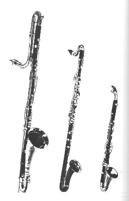 Contrabass Clarinet, Bass Clarinet (with low C) & Alto Clarinet